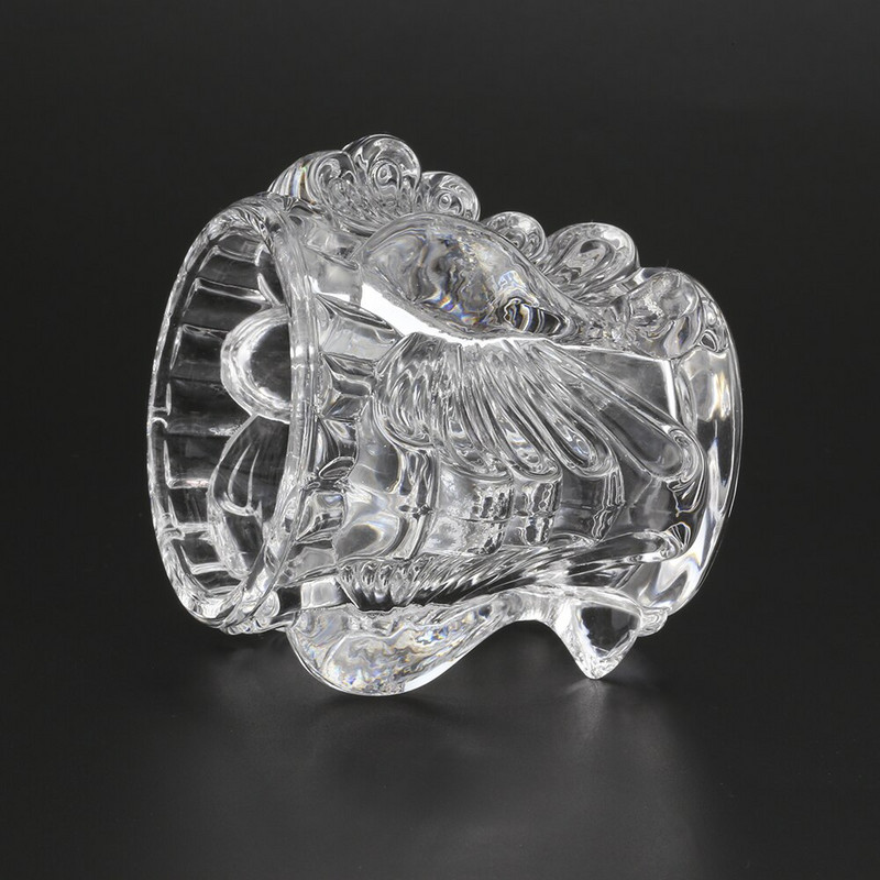 Прозрачна стъклена стойка за дисплей с пеперуди Топка от кристални лещи 70 80 100 мм Основа за топка за гадаене на лещи Магическа сфера Държач за глобус