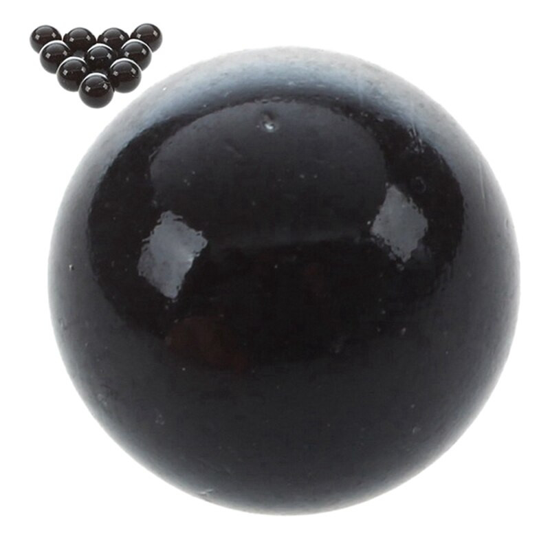40 buc. bile de sticlă 16 mm bile de sticlă bile de sticlă decorare pepite de culoare jucărie albastru și transparent și alb-negru