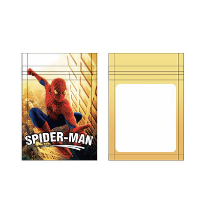 7x10cm 3.5g 1oz Geantă cu fermoar pentru fereastră transparentă pentru CBD Gummy Candy Bear Flavor Flower uscată pentru vânzare cu amănuntul Pungi imprimate