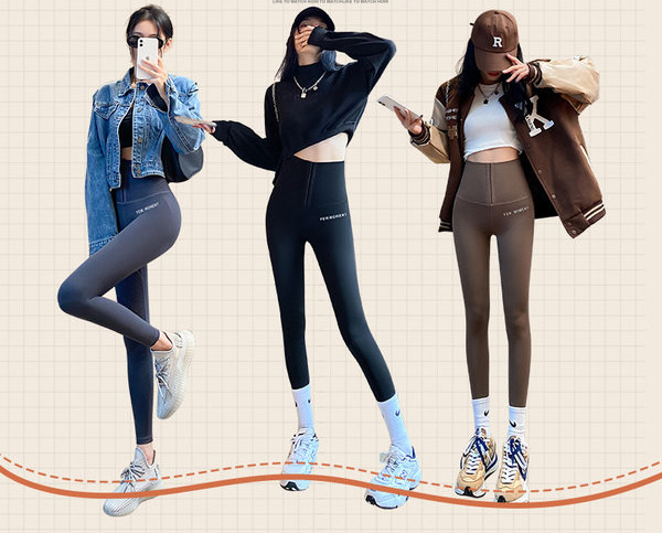 Női alkalmi magas derekú leggings