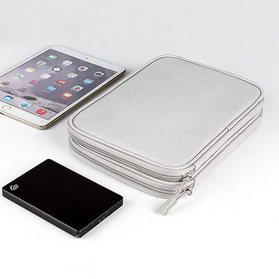 Utazási tárolótáska Kábel rendezőtáska Power Bank akkumulátortöltő táska 7.9 iPad Mini Case USB Flash Drive Stick merevlemezhez