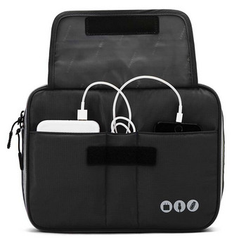 Τσάντα αποθήκευσης καλωδίου Ψηφιακή τσάντα αξεσουάρ Πολυλειτουργική τσάντα οργάνωσης ταξιδιωτικών ηλεκτρονικών αξεσουάρ Αδιάβροχη τσάντα gadget με φερμουάρ