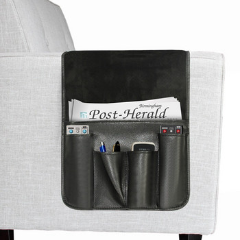 Αντιολισθητικός καναπές καρέκλα μπράτσο 5 Pocket Organizer Καναπές Τηλεχειριστήριο αποθήκευσης τσάντα περιοδικό Sundries Storage bags