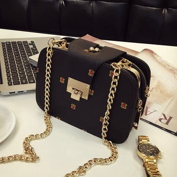 The New Edition Fashion Women Bag Chain Packet Chain Crossbody Τσάντα Chain Clip Print Lock Bag Οι δημοφιλέστερες προσφορές