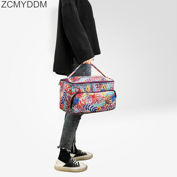 Τσάντα αποθήκευσης νήματος ZCMYDDM με τσάντα πλέξης με φύλλα σφενδάμου Αδιάβροχη για νήμα αποθήκευσης Βελόνες πλεξίματος με βελονάκια