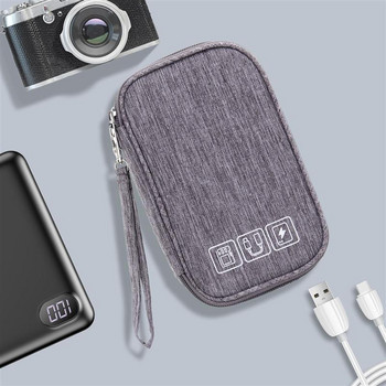 Cable Gadget Organizer Θήκη αποθήκευσης τσάντας Φορητή θήκη ηλεκτρονικών αξεσουάρ για φορτιστή καλωδίου Σκληρός δίσκος ακουστικών Κάρτα USB SD