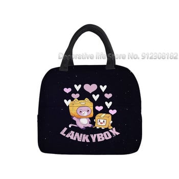 Lankybox Cooler Bags Παιδικά Αγόρια Κορίτσια Αδιάβροχο Πακέτο Χεριών Θερμικό Κουτί Πρωινού Φορητή Φορητή τσάντα φαγητού για πικνίκ