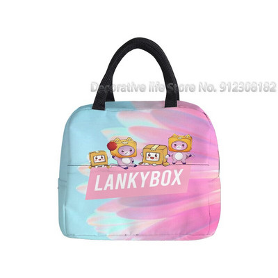 Lankybox aukstuma somas bērniem zēniem meitenes ūdensnecaurlaidīgs roku iepakojums termiskā brokastu kaste studentiem pārnēsājama piknika ceļojumu pārtikas soma