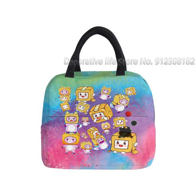 Lankybox aukstuma somas bērniem zēniem meitenes ūdensnecaurlaidīgs roku iepakojums termiskā brokastu kaste studentiem pārnēsājama piknika ceļojumu pārtikas soma