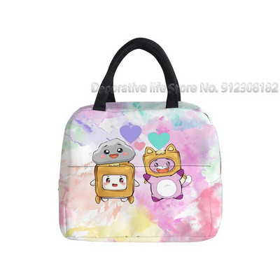 Lankybox aukstuma somas bērniem zēniem meitenes ūdensnecaurlaidīgs roku iepakojums termiskā brokastu kaste studentiem pārnēsājama piknika ceļojumu pārtikas soma