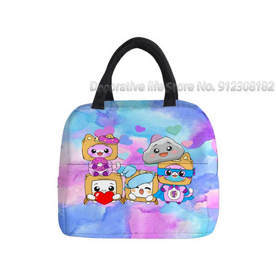 Lankybox aukstuma somas bērniem zēniem meitenes ūdensnecaurlaidīgs roku iepakojums termiskā brokastu kaste studentiem pārnēsājama piknika ceļojumu pārtikas soma