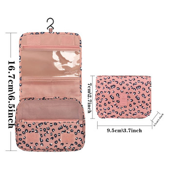 Τσάντες μακιγιάζ Ταξιδιωτική τσάντα καλλυντικών Γυναικεία καλλυντικά Organizer Αδιάβροχη θήκη περιποίησης Αποθήκευση Neceser Κρεμαστή τσάντα πλυσίματος μπάνιου