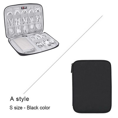 BUBM Digitálna úložná taška, USB dátové gadgety, organizér káblov, drôtená taška, slúchadlá, powerbanka, organizér HDD, cestovná súprava, puzdro, vrecko