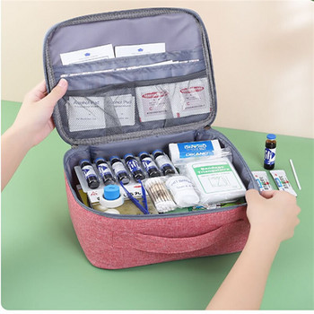 Φορητή μεγάλης χωρητικότητας Ταξιδιωτική τσάντα αποθήκευσης φαρμάκων έκτακτης ανάγκης