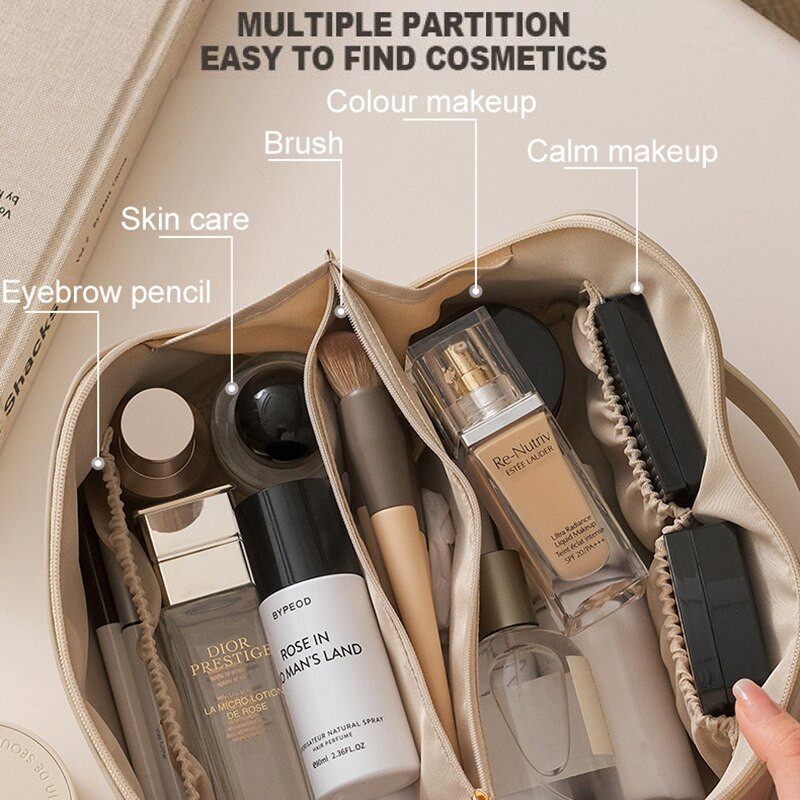 Putna kozmetička torbica Ženske toaletne potrepštine Organizator Torbica za pohranu Vodootporne vanjske višenamjenske ženske torbice za šminku za putovanja