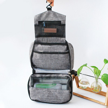Πτυσσόμενη ανδρική τσάντα καλλυντικών ταξιδιού Κρεμαστά μπάνιο καλλωπισμού βαλίτσα μακιγιάζ Organizer Cable Electronic Gadgets Case Home Storage