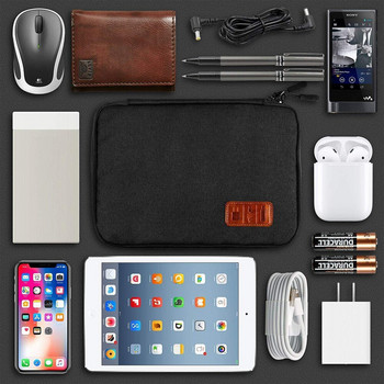 Τσάντα οργάνωσης καλωδίου Αδιάβροχη φορητή θήκη αποθήκευσης αξεσουάρ ταξιδιού Μαλακή θήκη για ασύρματη κάρτα SD σετ μικροφώνου φορτιστή τηλεφώνου USB