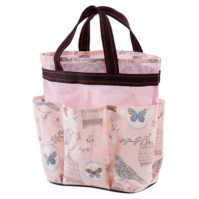 Quick Dry Flower Bird Storage Τσάντες Κρεμαστές Διχτυωτές Τσάντα Μπάνιου Ντους Tote Caddy Cosmetics Organizer Φορητές τσάντες μπάνιου