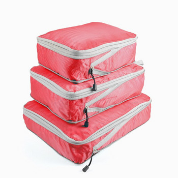 Τσάντα αποθήκευσης Συμπιεστής συσκευασίας Κύβοι Πτυσσόμενη αδιάβροχη βαλίτσα ταξιδιού επεκτάσιμη νάιλον φορητή με τσάντα αποσκευών