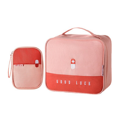 Lielas ietilpības zāļu kastīte Ģimenes pirmās palīdzības komplekts Medikamentu kastītes Pārnēsājamas zāļu glabātavas Ūdensnecaurlaidīga kempinga ceļojumu avārijas soma