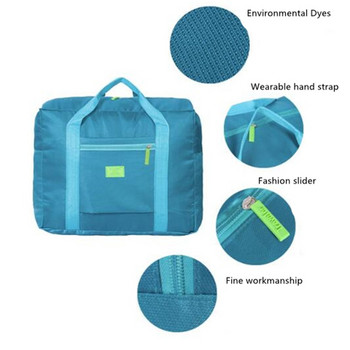 Преносими пътни чанти Сгъваема унисекс чанта с голям капацитет Дамски ръчен багаж Пътни чанти за бизнес пътуване Водоустойчиви