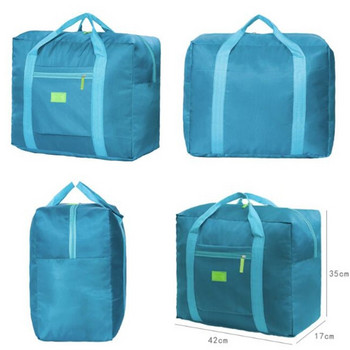 Преносими пътни чанти Сгъваема унисекс чанта с голям капацитет Дамски ръчен багаж Пътни чанти за бизнес пътуване Водоустойчиви