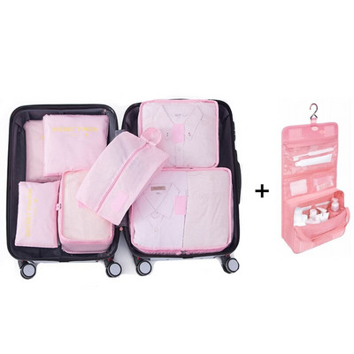 Utazási tárolótáskák ruhákhoz Alsónemű Cipők Bőrönd Szervező Nagy kapacitású Utazási Tároló Csomagolás Kocka Poggyász Rendezett Tasak