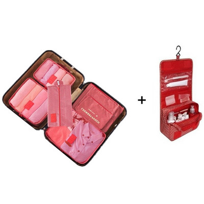 Utazási tárolótáskák ruhákhoz Alsónemű Cipők Bőrönd Szervező Nagy kapacitású Utazási Tároló Csomagolás Kocka Poggyász Rendezett Tasak