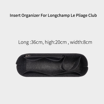 Szervező Longchamp Club Designer aktatáska betétes táska luxus női filc utazási bélés Ipad tokkal kézitáska belső pénztárca