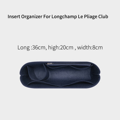 Szervező Longchamp Club Designer aktatáska betétes táska luxus női filc utazási bélés Ipad tokkal kézitáska belső pénztárca