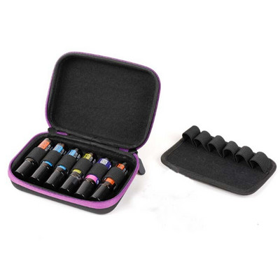 Carcasă pentru uleiuri esențiale cu 12 sloturi pentru DoTERRA Suport de 10 ML Geantă de depozitare pentru aromoterapie Organizatoare portabile pentru transport de călătorie