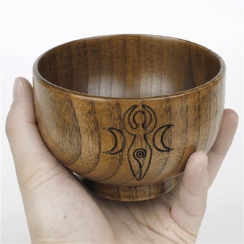 Altar Bowl Χειροποίητα Ξύλινα Μπολ Τελετουργικά σερβίτσια Τελετή Μαντεία Σελήνης Αστρολογικό Εργαλείο Επιτραπέζιο παιχνίδι Witchcraft Prop Προμήθειες