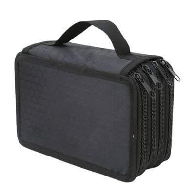 72 lyuk, 4 rétegű, praktikus PU bőr tároló tok Iskolai kellékek Nagy kapacitású tolltáska tanulói ajándék művészeti kellékekhez