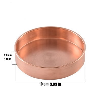 Farfurie Manza de cupru budism Lustruire de bun augur Din alamă tibetană Farfurie Tantra Tavă de închinare budistă Desktop Cadou pentru acasă Decorativ