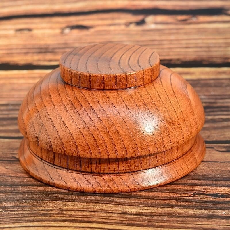 Rudas Tibeto ghi dubuo masyvo medžio masyvo tantrinės arbatos puodelis didelio dydžio 12cm Herders Retro budistinio maisto dubuo Dovanų namų apyvokos dekoratyvumas