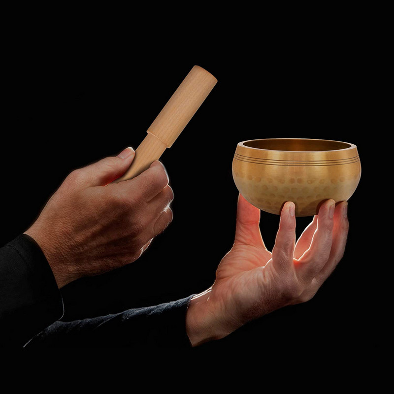 Tibetanske pjevajuće zdjele s čekićem od 8 cm na prodaju, meditacija, joga, iscjeljivanje zvukom