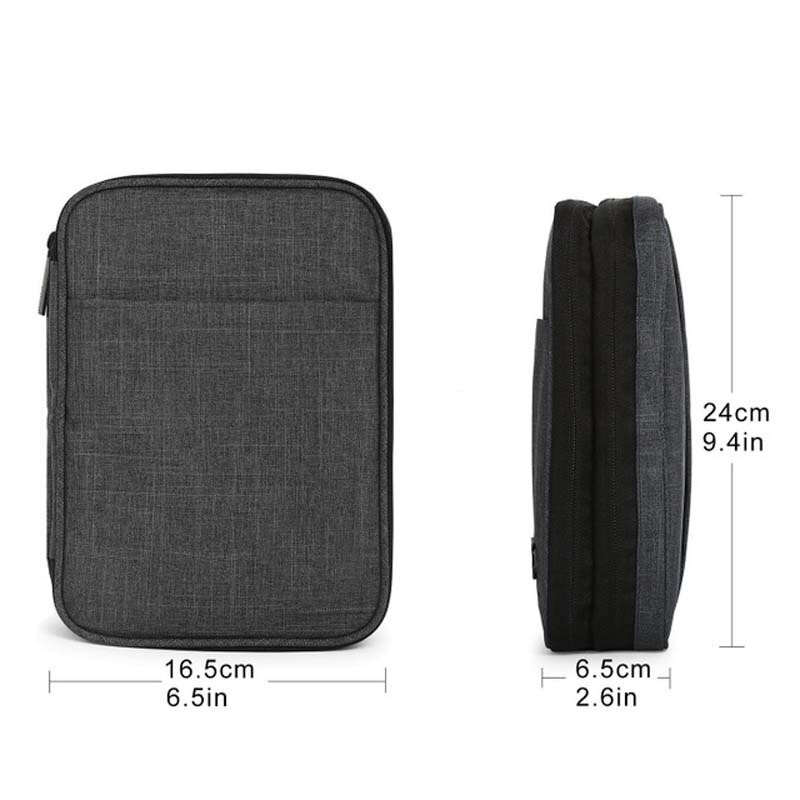 Nové dvojvrstvové digitálne úložné puzdro, USB dátový kábel, slúchadlá, drôt, pero, powerbanka, HDD organizér, prenosná cestovná súprava, puzdro