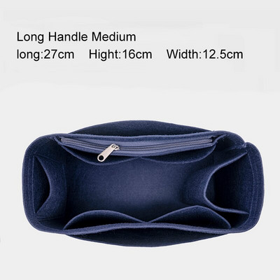 Za Longchamp PLIAGE Shopper torba Filc Torbica Umetak Organizator Ženska putna torbica Inner Shapers Tote Torbe Linner Storage Pregrada