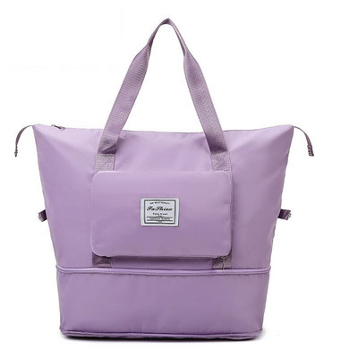 Geantă de călătorie Organizator de bagaje pliabil de mare capacitate Geantă de voiaj pentru femei, geantă portabilă de umăr, Organizator de călătorie