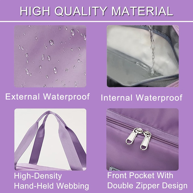 Geantă de călătorie Organizator de bagaje pliabil de mare capacitate Geantă de voiaj pentru femei, geantă portabilă de umăr, Organizator de călătorie