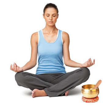 Непалска тибетска купа Пееща купа Будистка пеене Купа за йога медитация Религия Занаят Звукова терапия Тибетска купа