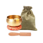 Nepálska tibetská budhistická misa, ručne vyrobená sada spievajúcich misiek, vankúš, kladivo, úložné vrecko na meditáciu, spievajúca misa na meditáciu, zvuková misa