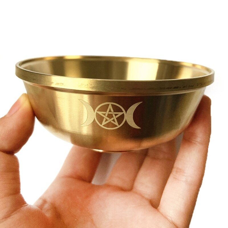 Oltar Zdjela Ritual Pozlata Ceremonija posuđa Proricanje Mjeseca Astrološki alat Rekviziti za vještičarstvo