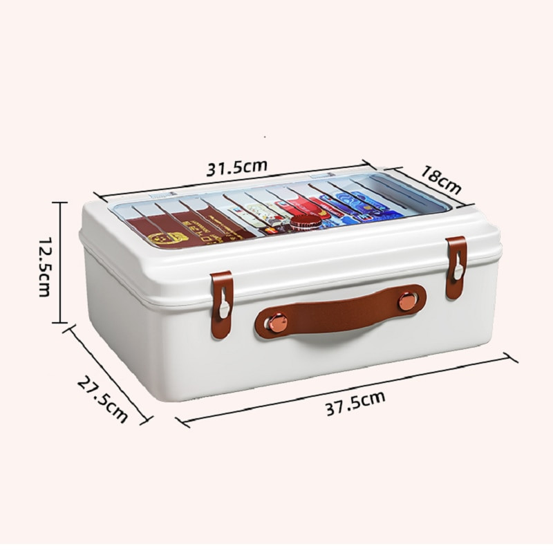 Úložný box na dokumenty s veľkou kapacitou, vodotesný domáci úložný box na pasy, lístky, dôležité súbory, bezpečný funkčný box
