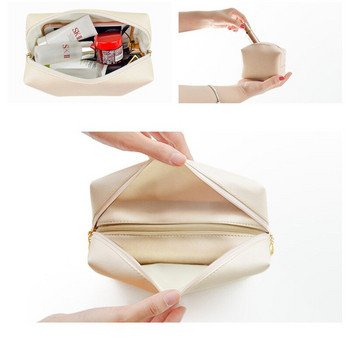 Куфари за гримове за пътуване Козметична чанта Дамска персонализирана ръчна преносима квадратна водоустойчива сладка чанта за съхранение на тоалетни принадлежности