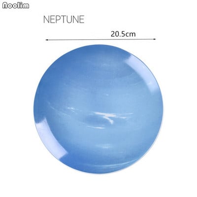 Sienai pakabinama dekoratyvinė lėkštė Šiaurės šalių Šiuolaikiniai Kūrybiniai kosminiai papuošalai Astronautas Keraminė Planeta Namų sienų dekoravimas Amatai