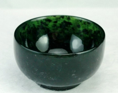 Εξαιρετικό φυσικό φλιτζάνι τσαγιού Lantian Dark Jade