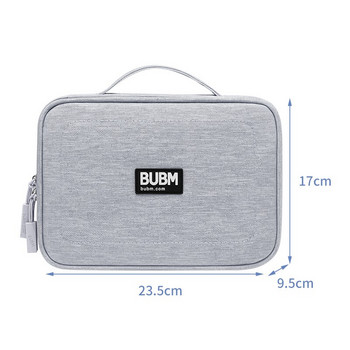 BUBM Travel Дигитален органайзер Калъф Кабел Цифрови чанти за съхранение USB Джаджи Кабели Зарядно устройство Чанта Калъф Аксесоари Елемент
