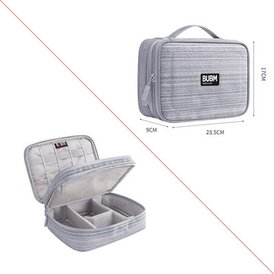 BUBM Cestovný digitálny organizér, puzdro, kábel, digitálne úložné tašky, USB gadgety, káble, nabíjačka, taška, puzdro, príslušenstvo