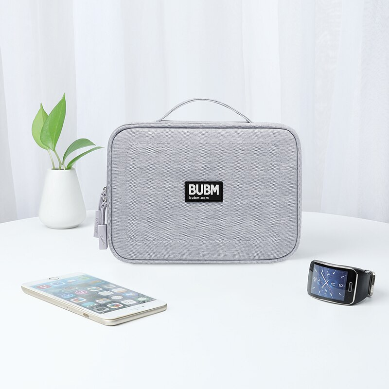 BUBM Cestovný digitálny organizér, puzdro, kábel, digitálne úložné tašky, USB gadgety, káble, nabíjačka, taška, puzdro, príslušenstvo